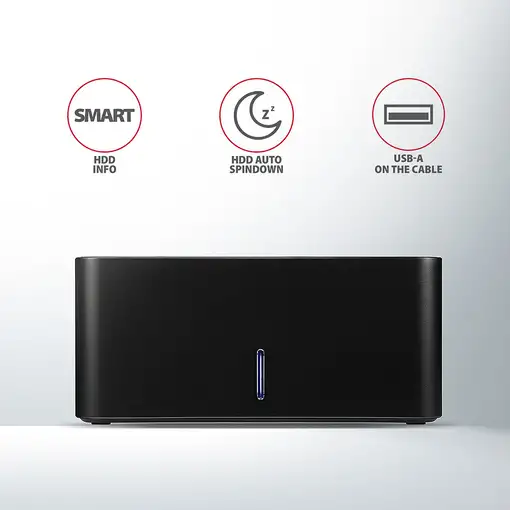 Axagon ADSA-SN base de conexión para disco duro USB 3.2 Gen 1 (3.1 Gen 1) Type-A N