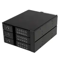 StarTech.com Rack Móvil Backplane de 3 Bahías para Unidades de 3,5 SAS II/SATA III