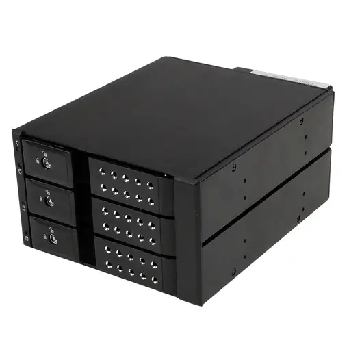 StarTech.com Rack Móvil Backplane de 3 Bahías para Unidades de 3,5 SAS II/SATA III