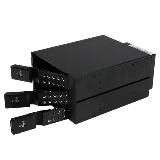 StarTech.com Rack Móvil Backplane de 3 Bahías para Unidades de 3,5 SAS II/SATA III