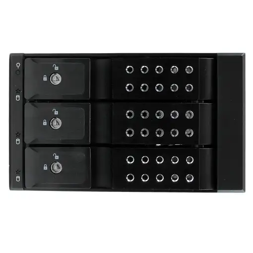 StarTech.com Rack Móvil Backplane de 3 Bahías para Unidades de 3,5 SAS II/SATA III
