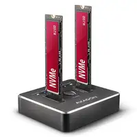 Axagon ADSA-M2C base de conexión para disco duro USB 3.2 Gen 2 (3.1 Gen 2) Type-C