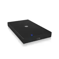 ICY BOX IB-200T-C3 Caja externa para unidad de estado sólido (SSD) Negro 2.5"
