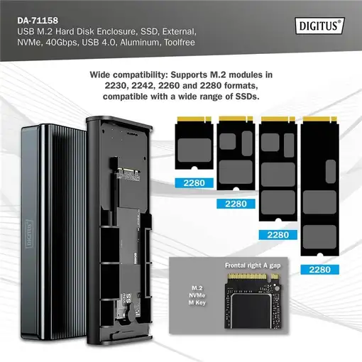 Digitus DA-71158 caja para disco duro externo Caja externa