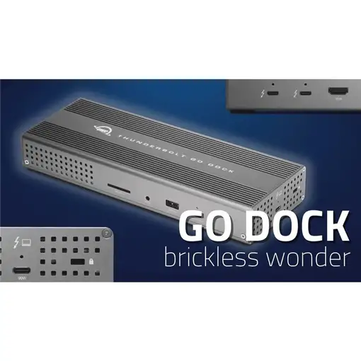 OWC Thunderbolt Go Dock Acoplamiento Thunderbolt 4 Gris