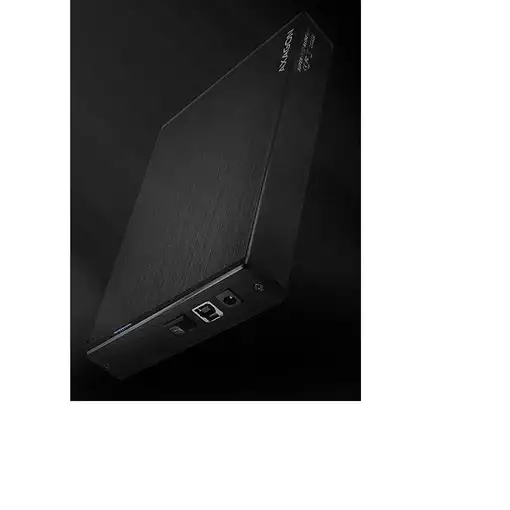 Axagon EE35-XA3 caja para disco duro externo Caja de disco duro (HDD) Negro 3.5"