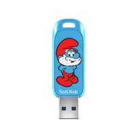 SanDisk Smurfs unidad flash USB 128 GB USB tipo A 3.2 Gen 1 (3.1 Gen 1) Azul