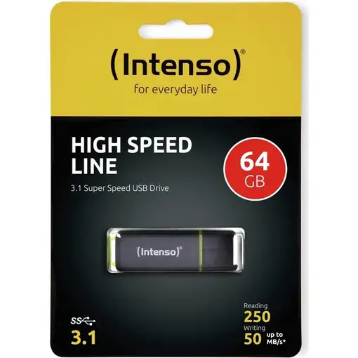 Intenso High Speed Line unidad flash USB 64 GB USB tipo A 3.2 Gen 1 (3.1 Gen 1)