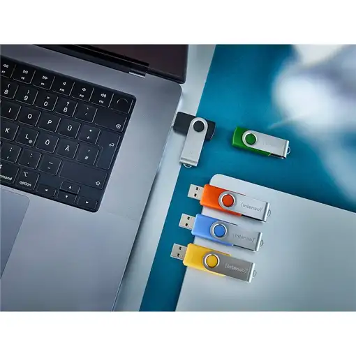 Intenso Basic Line unidad flash USB 8 GB USB tipo A 2.0 Negro, Azul, Verde,Naranja