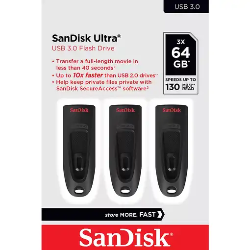 Western Digital Ultrastar SanDisk Ultra unidad flash USB 64 GB USB tipo A 3.2 Gen