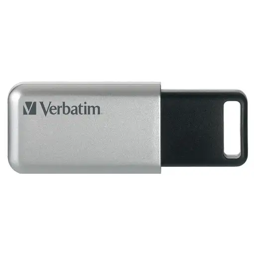 Verbatim Secure Pro - Unidad USB 3.0 de 64 GB - Plata