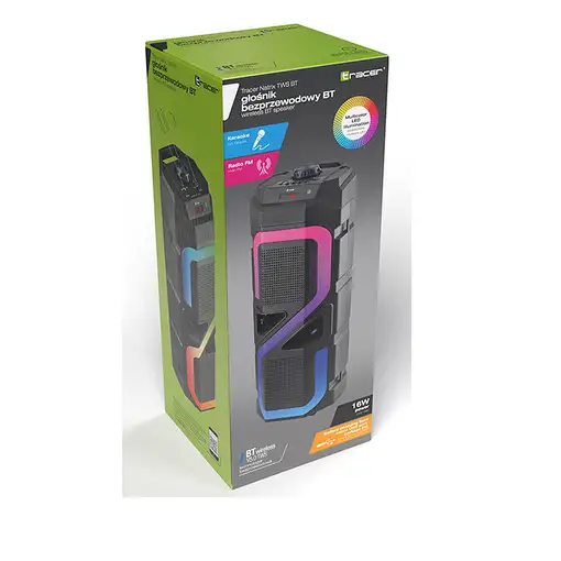 Tracer Natrix Altavoz portátil estéreo Negro 16 W