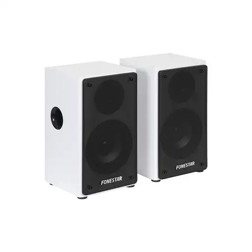 Fonestar CLASS-220B altavoz De 2 vías Negro, Blanco Alámbrico 20 W