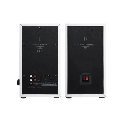 Fonestar CLASS-220B altavoz De 2 vías Negro, Blanco Alámbrico 20 W