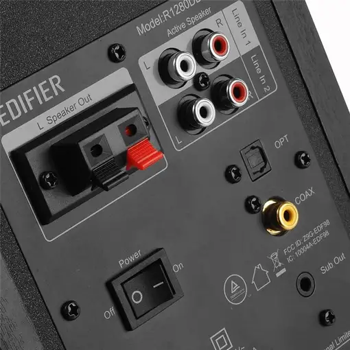 Edifier R1280DBs Negro Inalámbrico y alámbrico 42 W