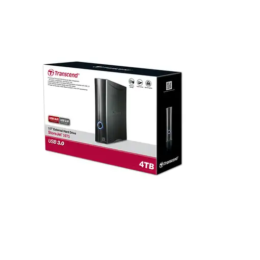 Transcend 4TB StoreJet 35T3 disco duro externo 3.5" USB Tipo B 3.2