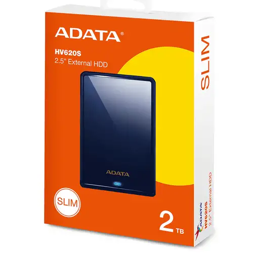 ADATA HV620S disco duro externo 2 TB 2.5'' Micro-USB B 3.2 Gen 1 (3.1 Gen 1) Azul