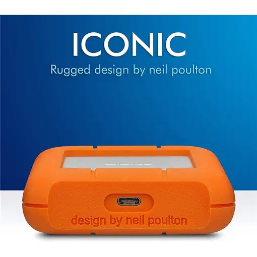 LaCie Rugged USB-C disco duro externo 4 TB 2.5'' USB Tipo C 3.2