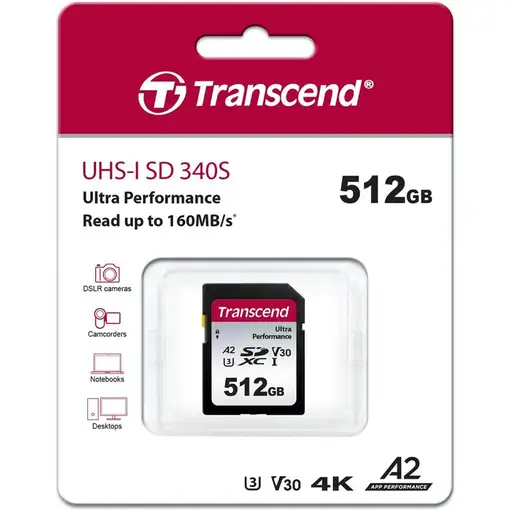 Transcend SDXC 340S 512 GB UHS-I