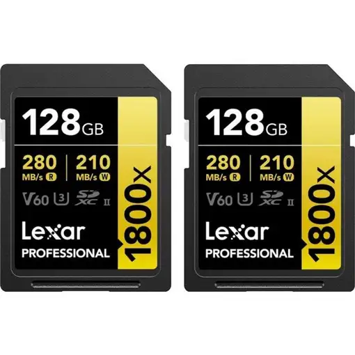 Lexar Professional 1800x 128 GB SDXC UHS-II Clase 10