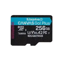Kingston Technology 256 GB microSDXC Canvas Go Plus Gen4 200R A2 U3