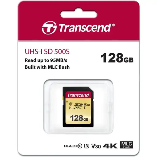 Transcend 128GB UHS-I U3 SD SDXC Clase 10