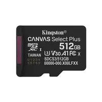 Kingston Technology 512GB micSDXC Canvas Select Plus Gen3 150R A1
