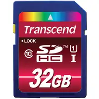 Transcend 32GB SDHC CL 10 UHS-1 MLC Clase 10
