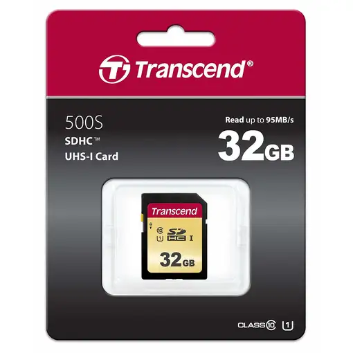 Transcend 32GB, UHS-I, SDHC Clase 10