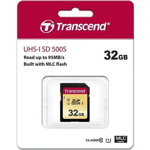 Transcend 32GB, UHS-I, SDHC Clase 10