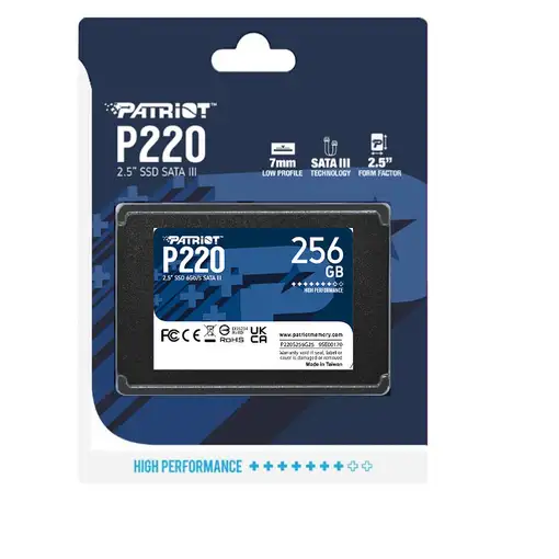 Patriot Memory P220 256GB 2.5" Serial ATA III