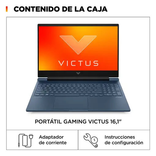 HP Victus Gaming 16-r1026ns Intel® Core™ i7 i7-14650HX Portátil 40,9 cm (16.1") Fu