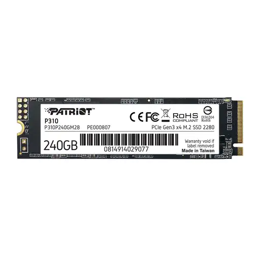 Patriot Memory P310 240 GB M.2 PCI Express 3.0 NVMe