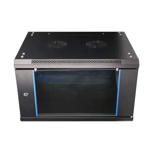 Extralink Armario rackmount 6U 600x450 Negro montaje en la pared