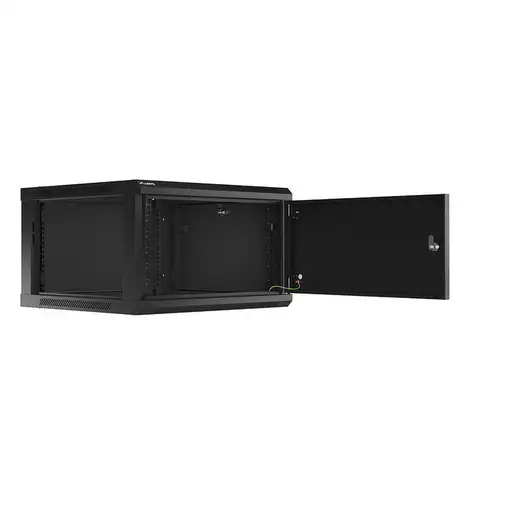Lanberg WF01-6606-00B armario rack 6U Bastidor de pared Negro