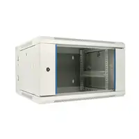 Extralink Armario rackmount 6U 600x600 AZH Gris montaje en la pared, tipo swing