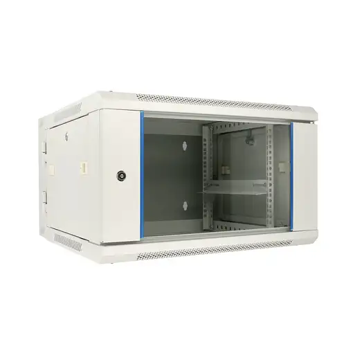 Extralink Armario rackmount 6U 600x600 AZH Gris montaje en la pared, tipo swing