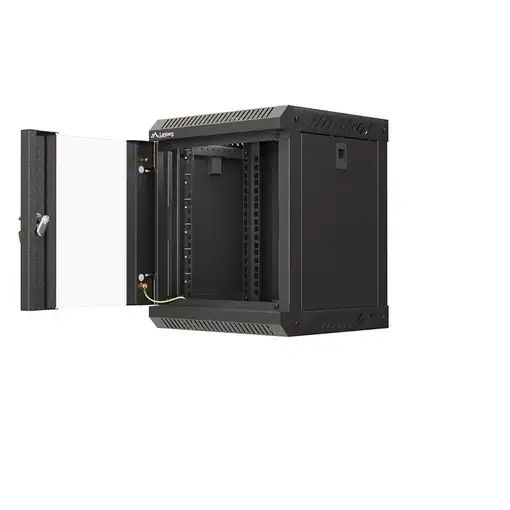 Lanberg WF11-3306-10B armario rack 6U Bastidor de pared Negro