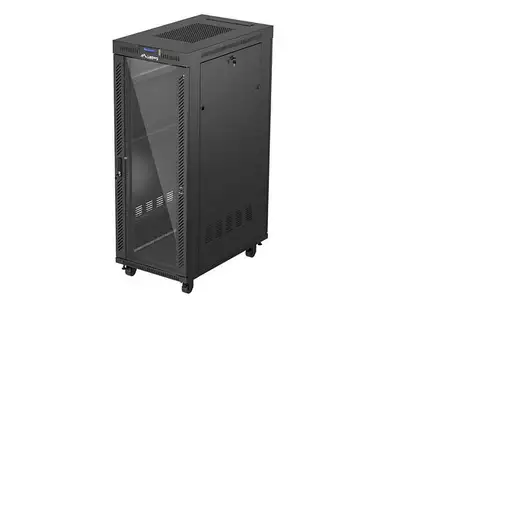 Lanberg FF01-6032-12BL armario rack 32U Bastidor para instalación en suelo Negro