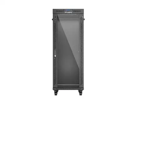 Lanberg FF01-6032-12BL armario rack 32U Bastidor para instalación en suelo Negro