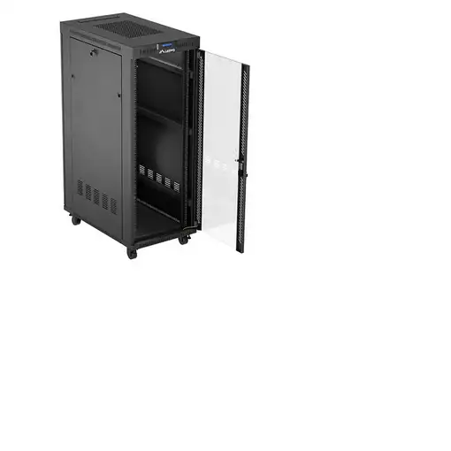 Lanberg FF01-6032-12BL armario rack 32U Bastidor para instalación en suelo Negro