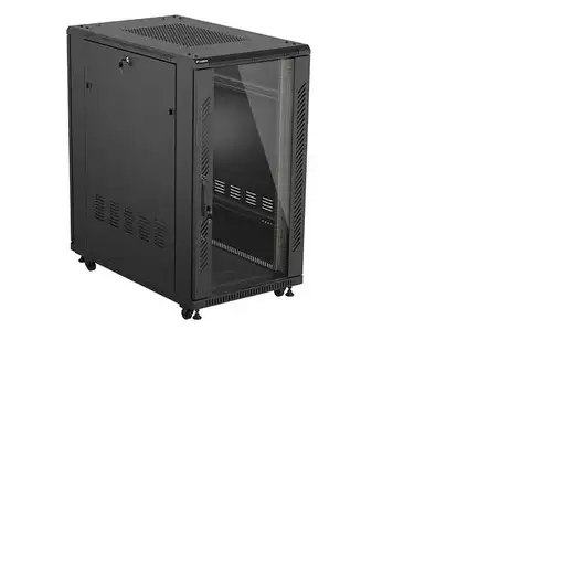 Lanberg FF01-6022-12B armario rack 22U Rack o bastidor independiente Negro