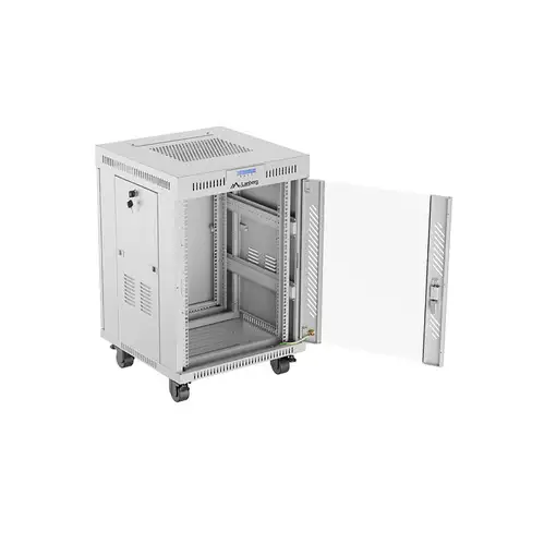 Lanberg FF01-6615-12SL armario rack 15U Rack o bastidor independiente Gris