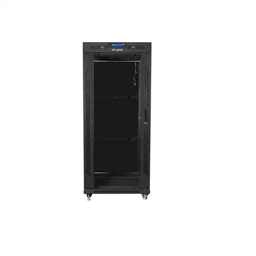 Lanberg FF01-8027-12BL armario rack 27U Rack o bastidor independiente Negro