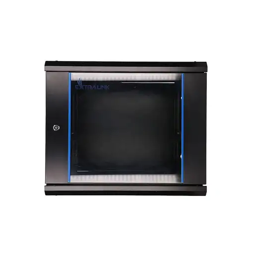 Extralink Armario rackmount 9U 600x450 Negro montaje en la pared