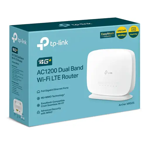TP-Link Archer MR505(EU) router inalámbrico Gigabit Ethernet Doble banda