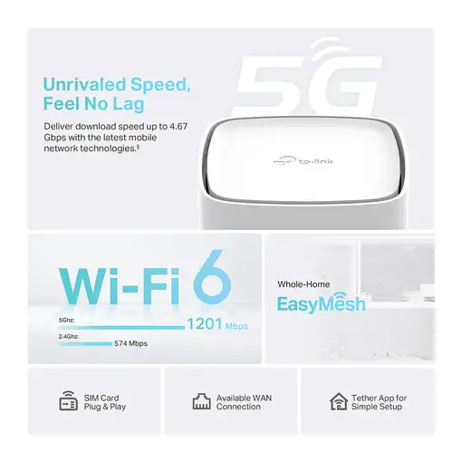 TP-Link Archer NX210 router inalámbrico Gigabit Ethernet Doble banda