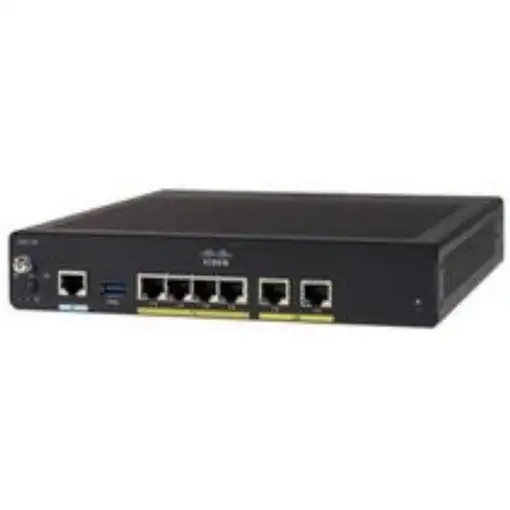 Cisco C921-4P router Gigabit Ethernet Negro