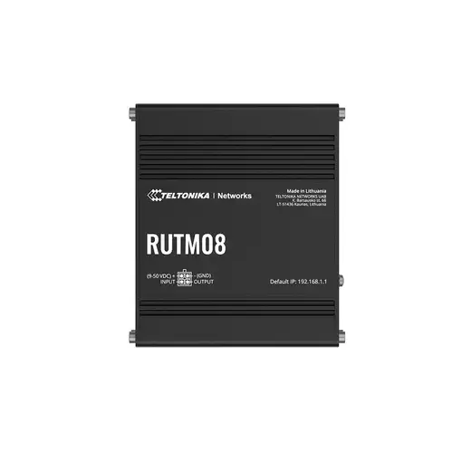 Teltonika RUTM08 router Gigabit Ethernet Negro