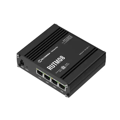 Teltonika RUTM08 router Gigabit Ethernet Negro